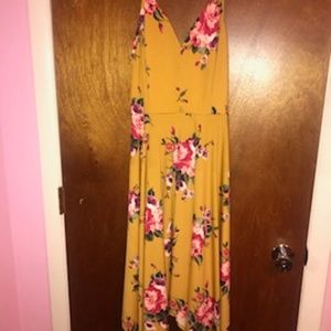 Summer time floral dress